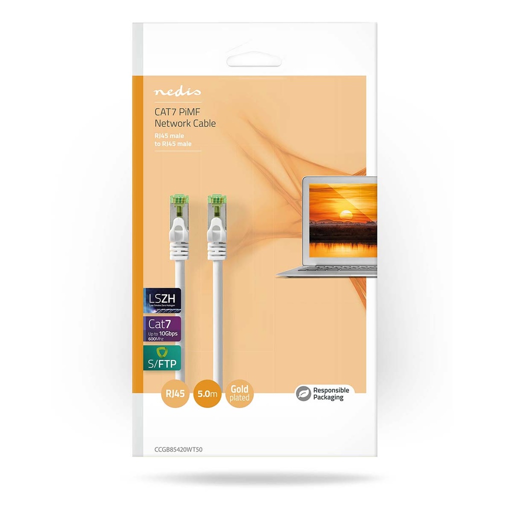 CAT7 S/FTP Cable réseau 3.0m