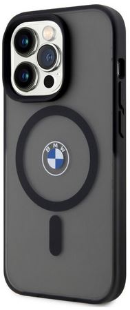 BMW Coque iPhone 15 Pro Max Magsafe - Noir