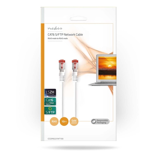 CAT6 S/FTP Cable réseau 10m