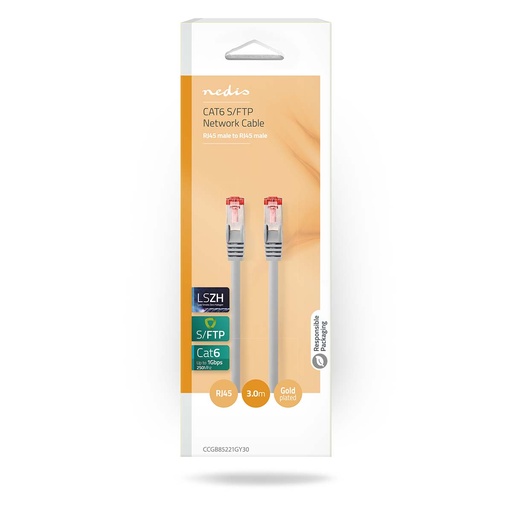 CAT6 S/FTP Cable réseau 3.0m